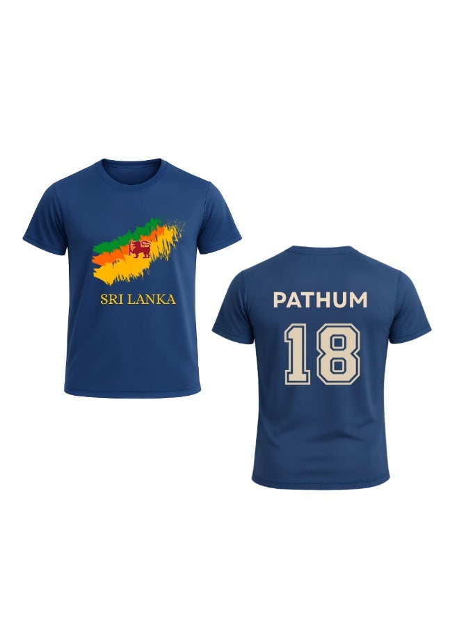 Sri Lanka jersey for Adults - Sri Lanka Sports Dry-Fit T-Shirt for Men and Women - Sri Lanka Sports Team Jersey For unisex Adults - Perfect for Sports Matches and Everyday Wear - Image 1